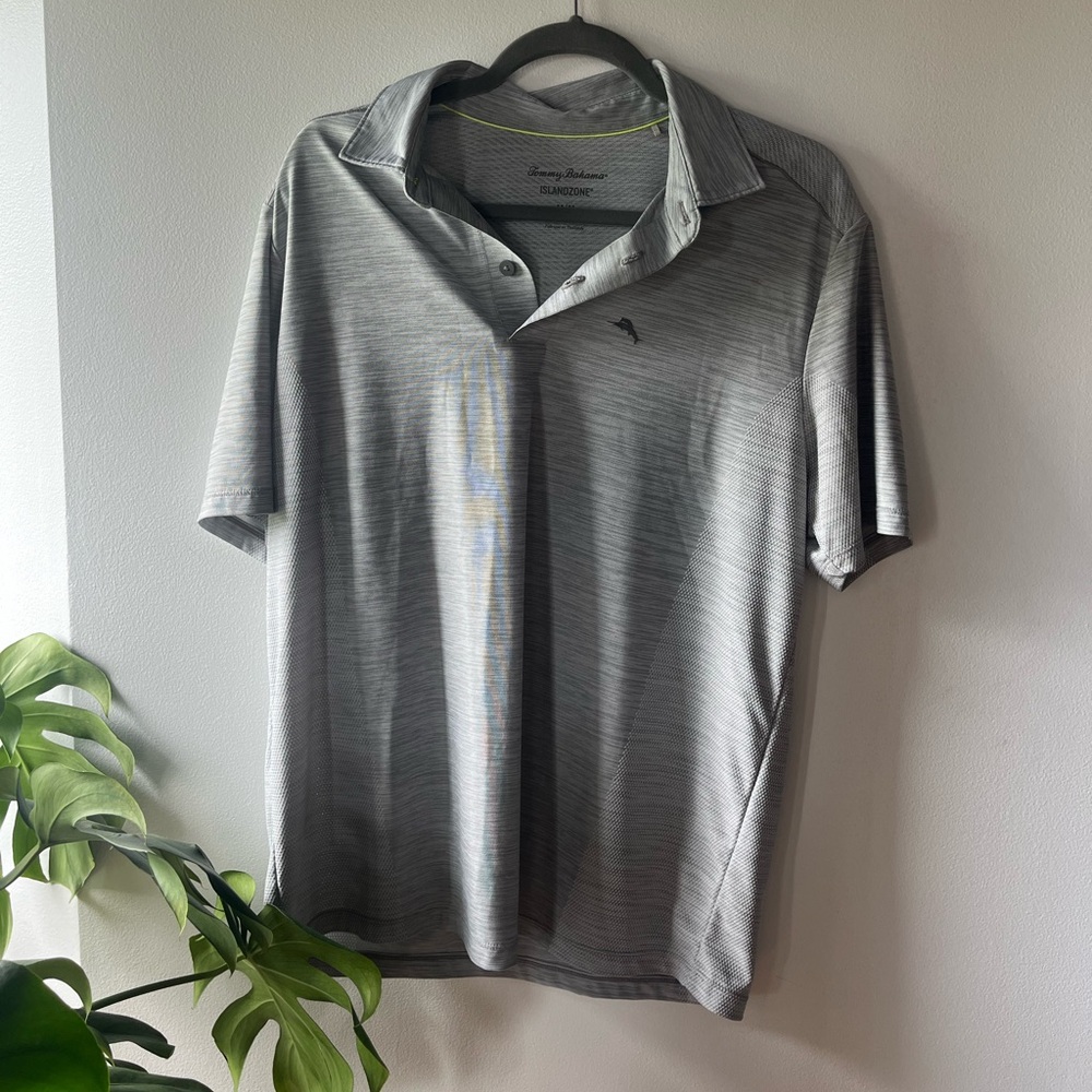IslandZone Grey Polo